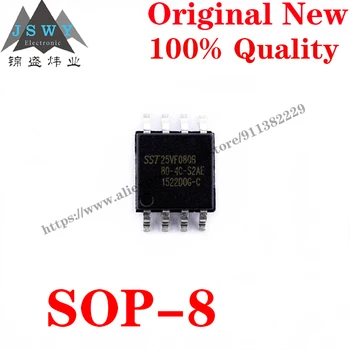10~100 GAB SST25VF080B-80-4.C-S2A E SOP-8 Pusvadītāju Atmiņas IC, NE Flash IC Mikroshēmā ar moduļa arduino Bezmaksas Piegāde SST25VF