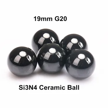 19mm Silīcija Nitrīda Keramikas Bumbu Si3N4 Pakāpes G20 2GAB/Daudz izmanto Gultņu,Sūkņu,Vārstu bumbu,lineārā slīdni 19mm keramikas bumbu