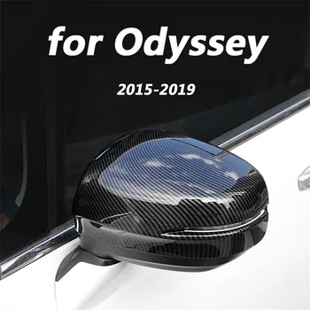 Honda Odyssey 2015-2019 Automobiļu Ārējā Dekoratīvie Piederumi ABS Atpakaļskata Spoguļa Apdare Segumu Aizsardzība
