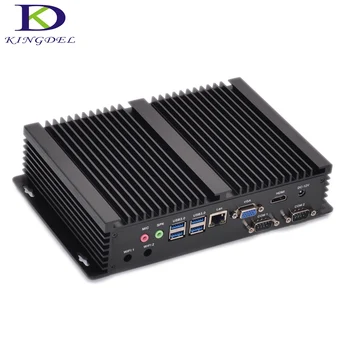 Rūpniecības Fanless Mini PC, kas ar 2*COM i7 PROCESORS intel Quad Core 8565U plus HDMI VGA Mini Comuputer 8MB Kešatmiņu līdz 4.6 GHz